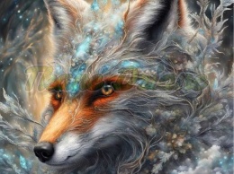 PANEL DRUKOWANY ZIMOWE ZWIERZAKI- LIS NR 4