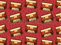 TKANINA DRUKOWANA VINTEGE KASETY NR 1