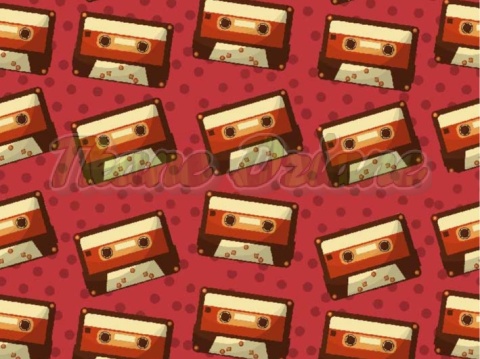 TKANINA DRUKOWANA VINTEGE KASETY NR 1