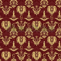 TKANINA DRUKOWANA WIKTORIAŃSKIE ŚWIĘTA NR 1