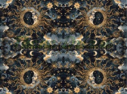 TKANINA DRUKOWANA STEAMPUNK NR 8