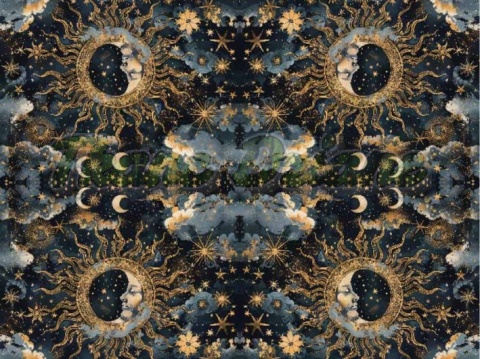 TKANINA DRUKOWANA STEAMPUNK NR 8