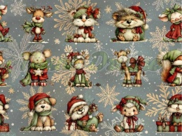 TKANINA DRUKOWANA ŚWIĘTA NR 3