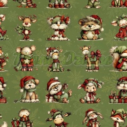 TKANINA DRUKOWANA ŚWIĘTA NR 4