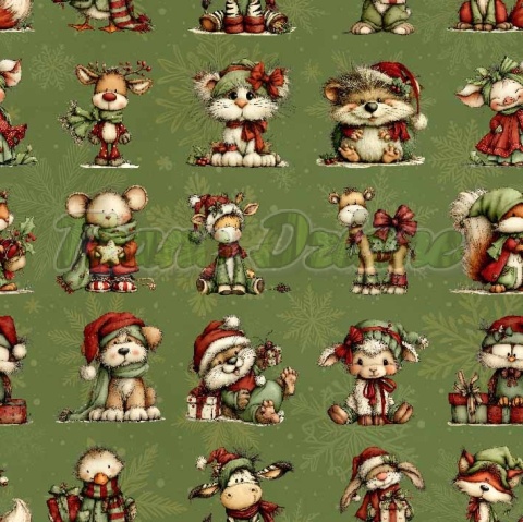 TKANINA DRUKOWANA ŚWIĘTA NR 4