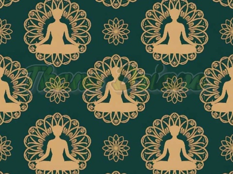 TKANINA DRUKOWANA YOGA NR 1