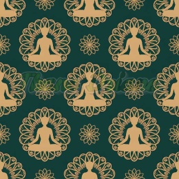 TKANINA DRUKOWANA YOGA NR 1