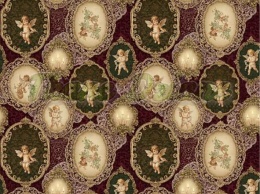 TKANINA DRUKOWANA WIKTORIAŃSKIE ŚWIĘTA NR 4