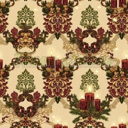 TKANINA DRUKOWANA WIKTORIAŃSKIE ŚWIĘTA NR 6