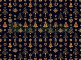 TKANINA DRUKOWANA WIKTORIAŃSKIE ŚWIĘTA NR 9