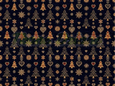 TKANINA DRUKOWANA WIKTORIAŃSKIE ŚWIĘTA NR 9