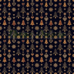 TKANINA DRUKOWANA WIKTORIAŃSKIE ŚWIĘTA NR 9