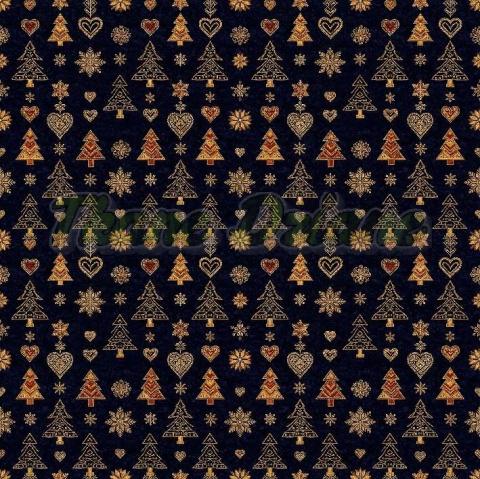 TKANINA DRUKOWANA WIKTORIAŃSKIE ŚWIĘTA NR 9