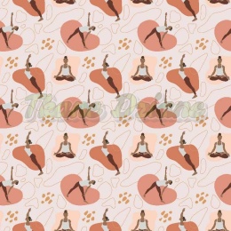 TKANINA DRUKOWANA YOGA NR 6