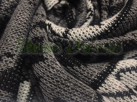 DZIANINA SWETROWA NORWESKIE RENIFERY NA SZARYM