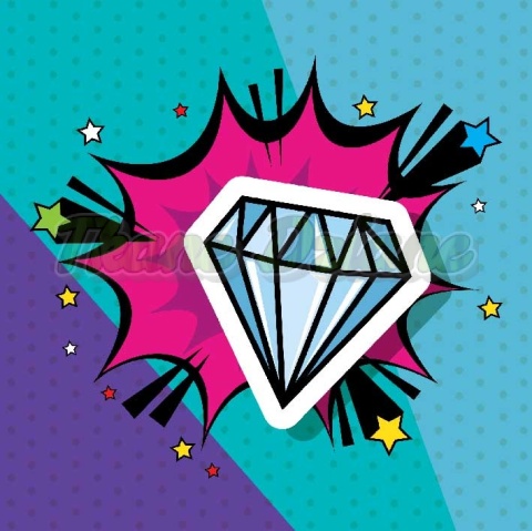 PANEL DRUKOWANY DIAMENT- 90's NR 19