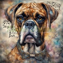 PANEL DRUKOWANY AKWARELOWE PSY -BOKSER NR 103