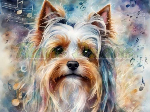 PANEL DRUKOWANY AKWARELOWE PSY -BIEWER NR 113