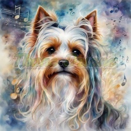 PANEL DRUKOWANY AKWARELOWE PSY -BIEWER NR 113