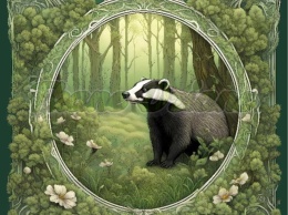 PANEL DRUKOWANY ART NOUVEAU- BORSUK NR 20