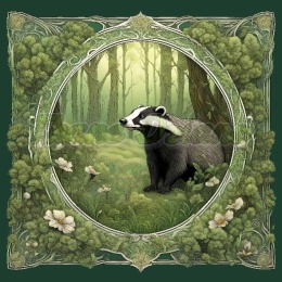 PANEL DRUKOWANY ART NOUVEAU- BORSUK NR 20