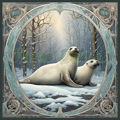 PANEL DRUKOWANY ART NOUVEAU- FOKA NR 27