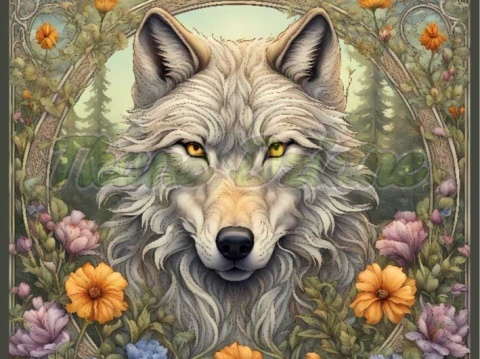 PANEL DRUKOWANY ART NOUVEAU- WILK NR 12