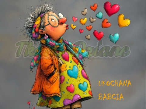 PANEL DRUKOWANY BABCIA NR 10