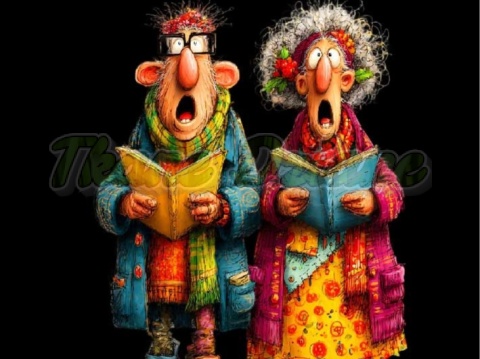 PANEL DRUKOWANY BABCIA Z DZIADKIEM NR 8