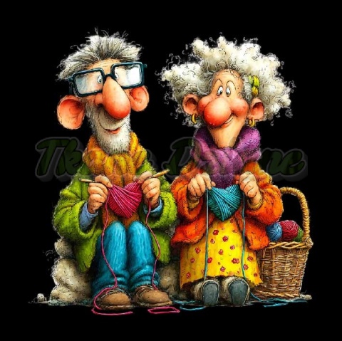 PANEL DRUKOWANY BABCIA Z DZIADKIEM NR 9