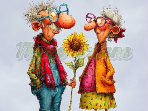 PANEL DRUKOWANY BABCIA Z DZIADKIEM NR 10