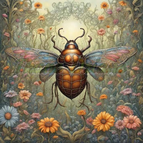 PANEL DRUKOWANY CHRZĄSZCZ NR 16