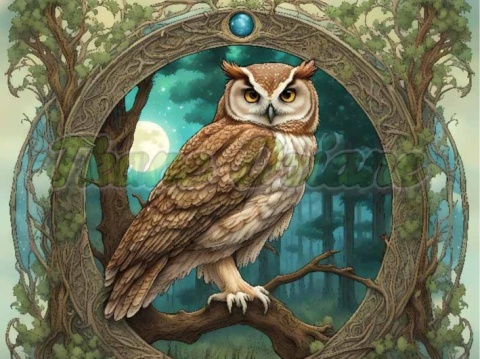 PANEL DRUKOWANY SOWA NR 1