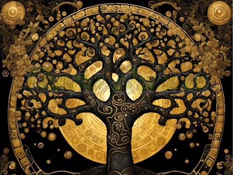 PANEL DRUKOWANY DRZEWO ŻYCIA NR 2