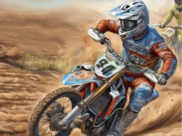 PANEL DRUKOWANY MOTOCROSS NR 2