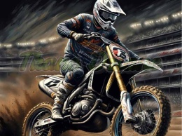 PANEL DRUKOWANY MOTOCROSS NR 3