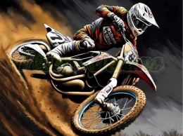 PANEL DRUKOWANY MOTOCROSS NR 5