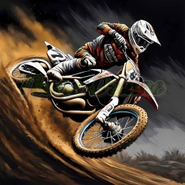 PANEL DRUKOWANY MOTOCROSS NR 5