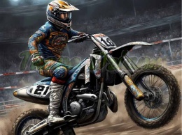 PANEL DRUKOWANY MOTOCROSS NR 6