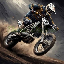 PANEL DRUKOWANY MOTOCROSS NR 7