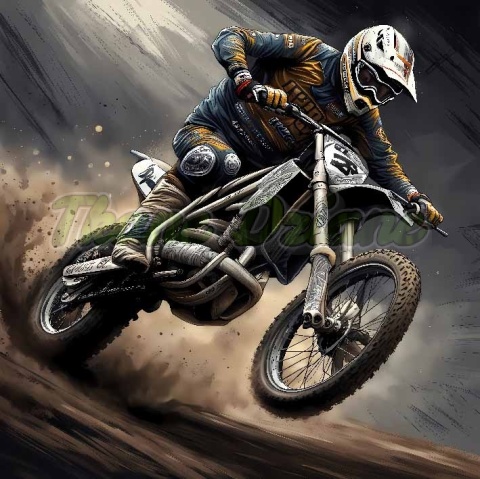 PANEL DRUKOWANY MOTOCROSS NR 7