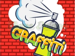 PANEL DRUKOWANY GRAFFITI- 90's NR 16