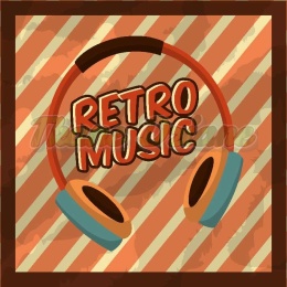 PANEL DRUKOWANY RETRO MUSIC- 90's NR 15