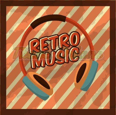 PANEL DRUKOWANY RETRO MUSIC- 90's NR 15