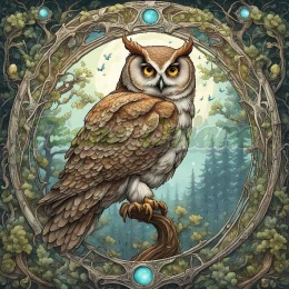 PANEL DRUKOWANY SOWA NR 3