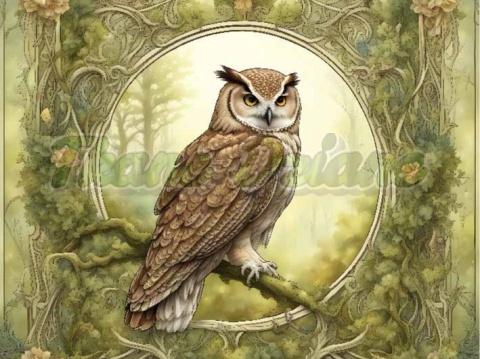 PANEL DRUKOWANY SOWA NR 4