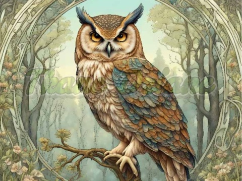 PANEL DRUKOWANY SOWA NR 5