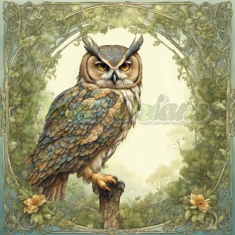 PANEL DRUKOWANY SOWA NR 6