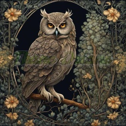 PANEL DRUKOWANY SOWA NR 9