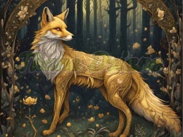 PANEL DRUKOWANY W ZŁOTYM LESIE-LIS NR 18